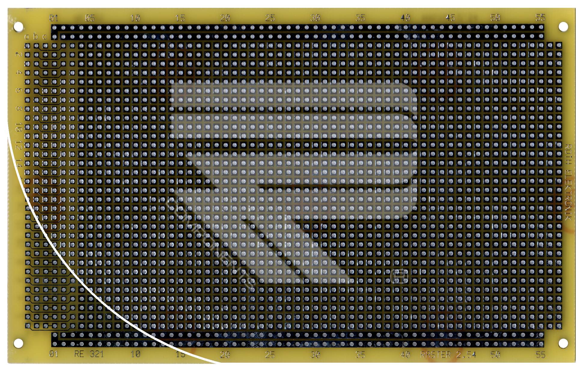 Roth Elektronik RE321-LF Laborkarte Epoxyd RM 2,54 mm durchkontaktiert