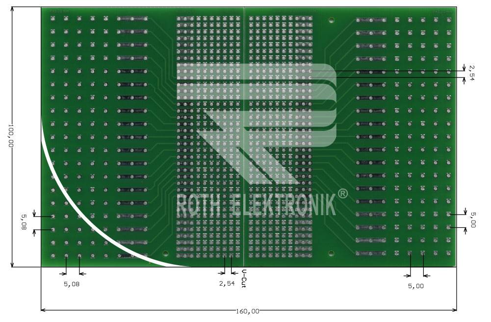 Roth Elektronik RE640-LF für Raster 5,00, 5,08 und 2,54 mm