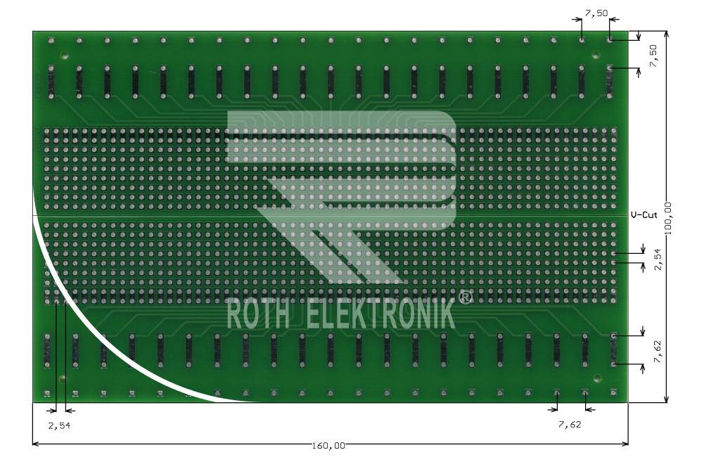 Roth Elektronik RE660-LF. für Raster 7,50, 7,62 und 2,54 mm