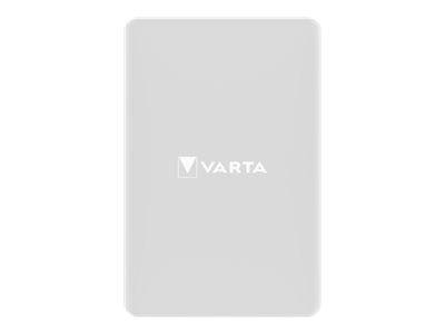 Varta Portable Power - Induktive Power Bank - Mag Pro - Li-Pol - 5000 mAh - 18.5 Wh - 12 Watt - 2.4 A - PD (24 pin USB-C