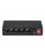 Edimax 5-Port Gigabit PoE+ Switch mit großer Reichweite 4 Ports und Der ist ein der für den Einsatz zu Hause oder in kleinen mittelgroßen Netzwerku