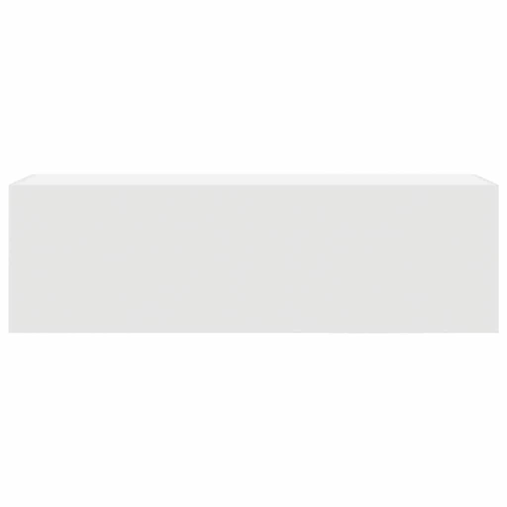 vidaXL Bad-Wandschrank Weiß 100x25x30 cm Holzwerkstoff