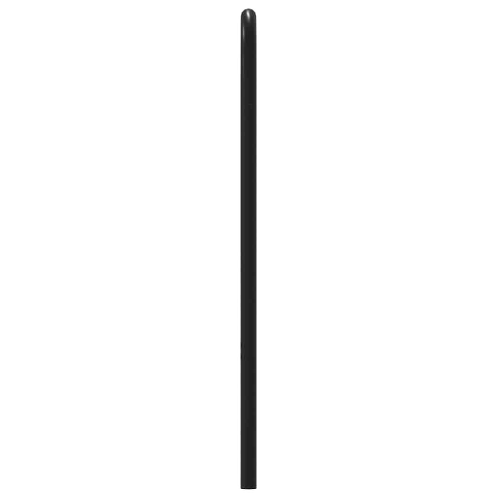 vidaXL Kopfteil Braun Eichen-Optik 120 cm Stahl und Holzwerkstoff