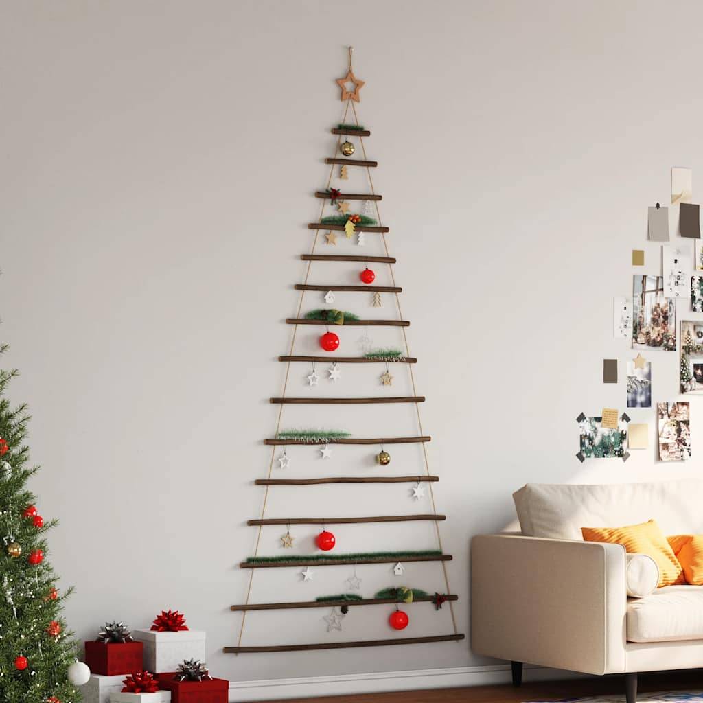 vidaXL Weihnachtsbaum mit Spitzensternen Aufhängen 100x210 cm