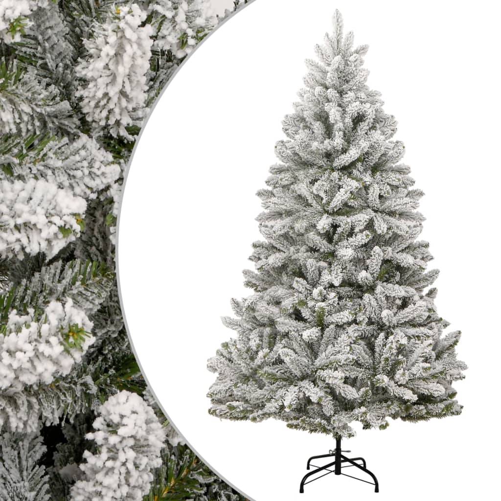 vidaXL Künstlicher Weihnachtsbaum Klappbar Beschneit 300 cm