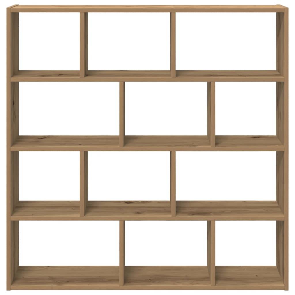 vidaXL Würfelregal 12 Fächer Artisan-Eiche Holzwerkstoff