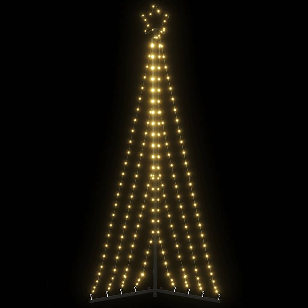 vidaXL LED Weihnachtsbaum 339 LEDs Warmweiß 187 cm