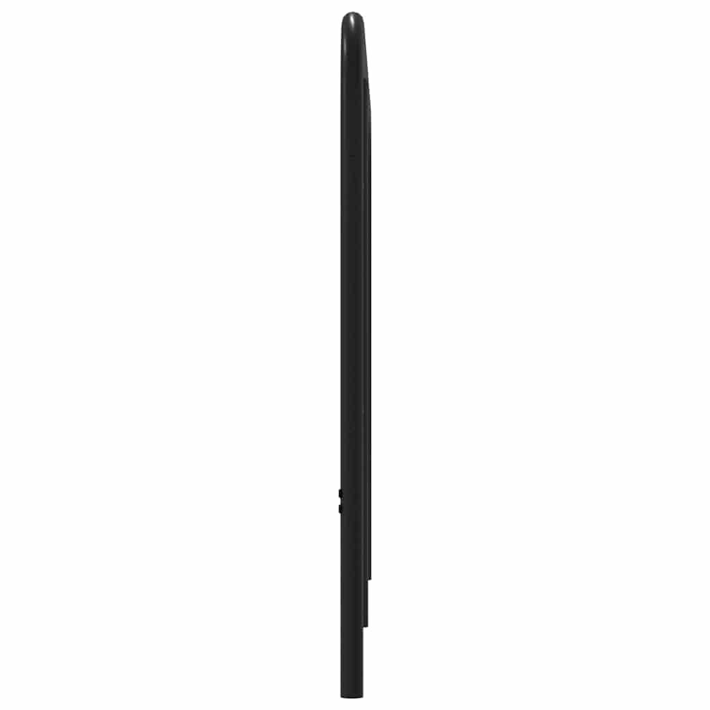 vidaXL Kopfteil Räuchereiche 180 cm Stahl und Holzwerkstoff