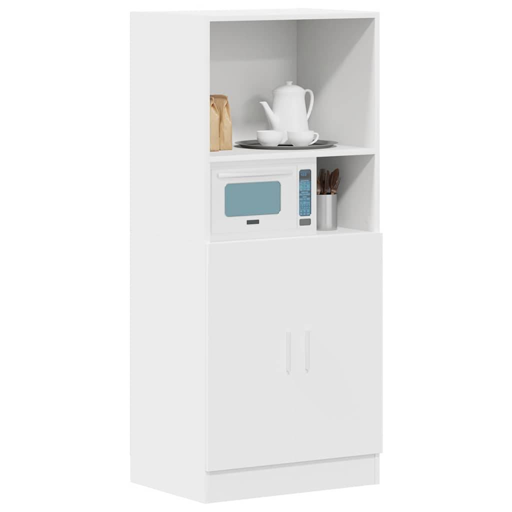 vidaXL Küchenschrank Weiß 57x41,5x131,5 cm Holzwerkstoff