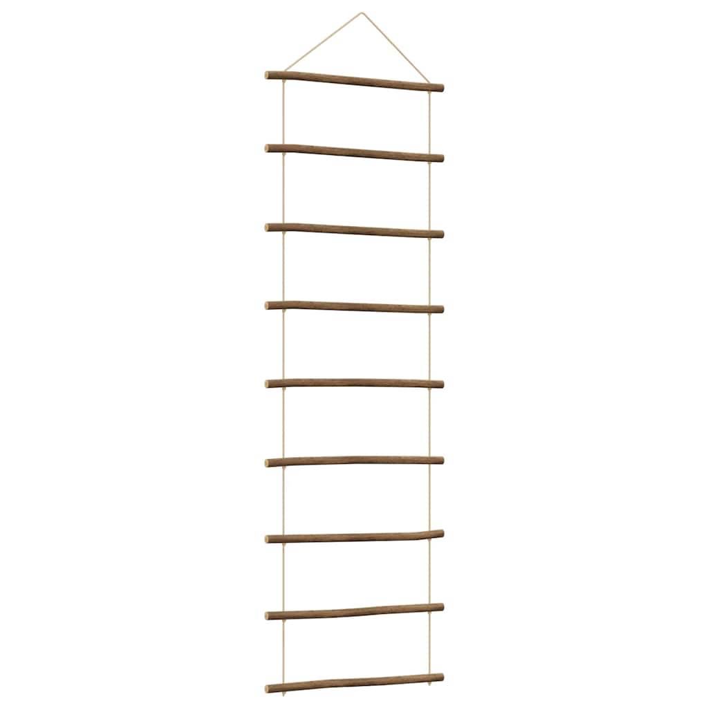 vidaXL Wanddekoration in Leiterform 50x150 cm Natürlicher Zweig