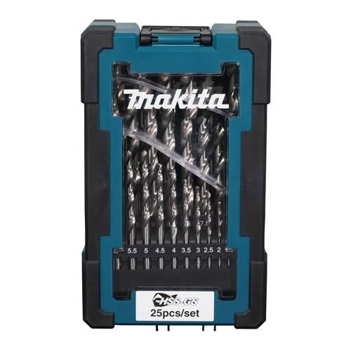 MAKITA D-78368 - HSS-GS Metallbohrer-Set (Durchmesser: 1,00 - 13,0mm | 25-teilig)