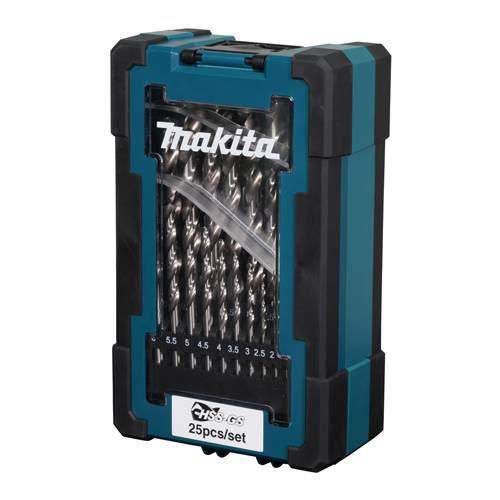 MAKITA D-78368 - HSS-GS Metallbohrer-Set (Durchmesser: 1,00 - 13,0mm | 25-teilig)