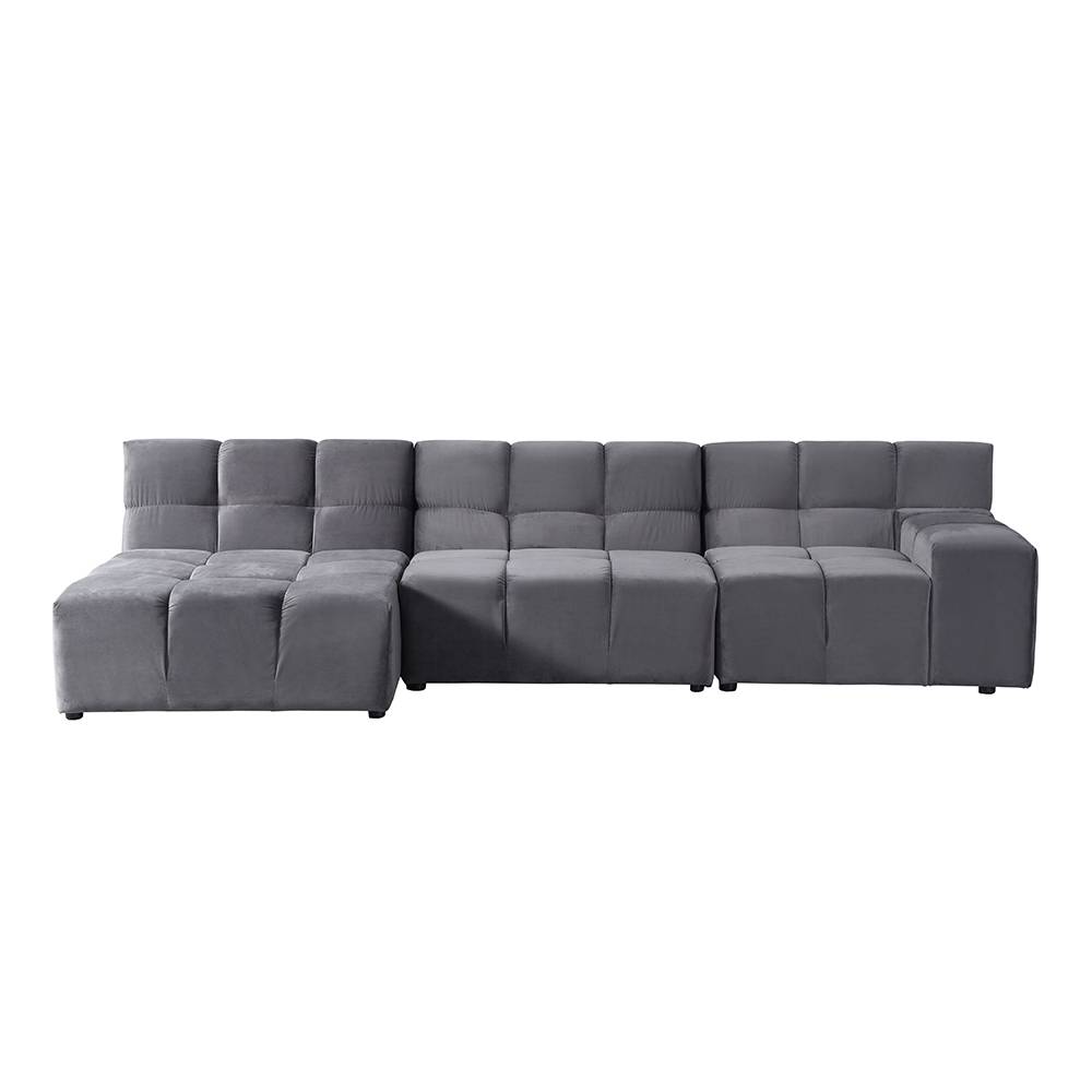 MODULARES SOFA ORLENA XL - LINKS - Farbe: Anthrazit, Größe: XL - Links