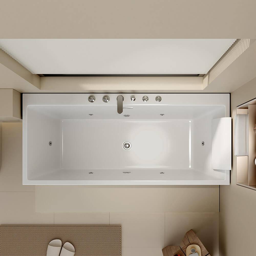 BADEWANNE AMBER - Ausführung: Mit Whirlpool Funktion