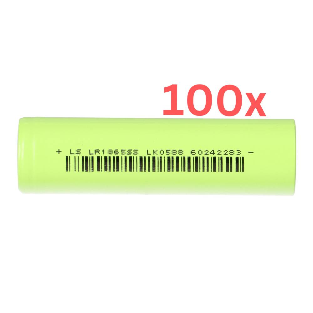 100x Lishen LR1865SS / TerraE INR18650-30E 3,65V 3000mAh – Flat Top