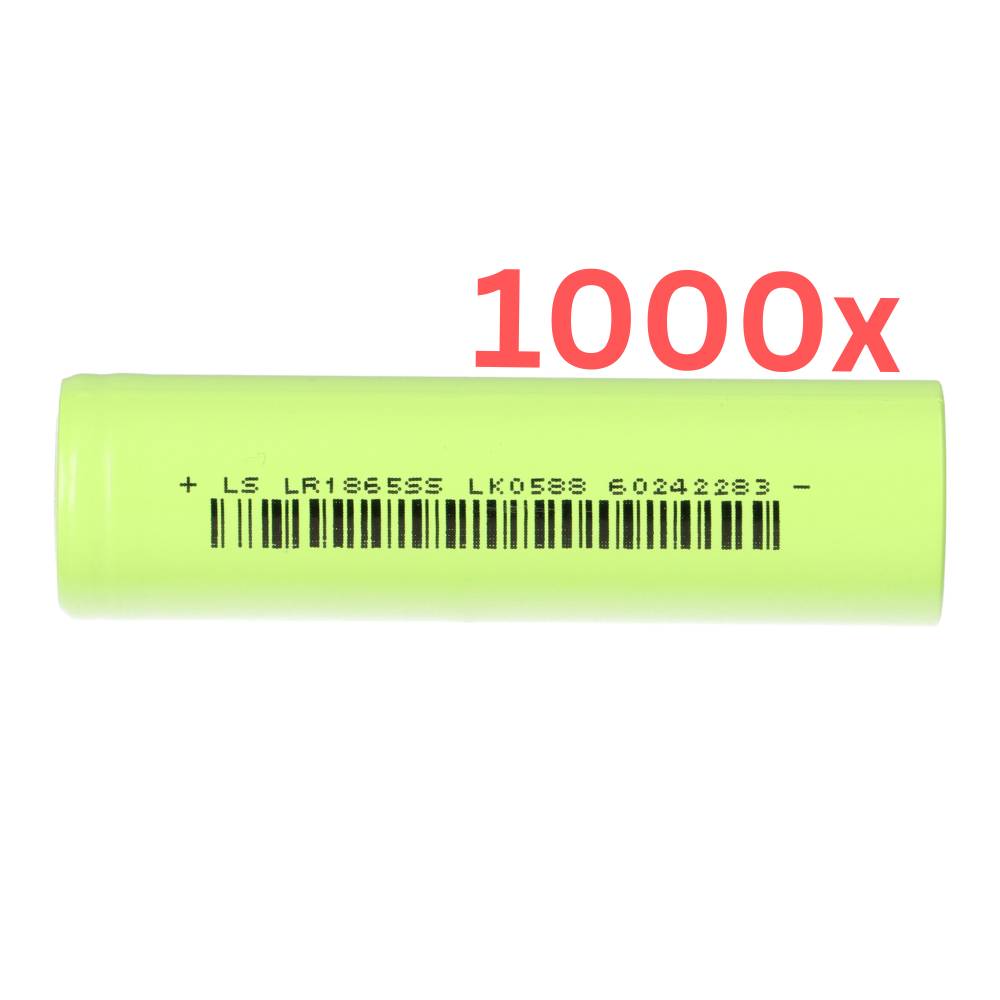 1000x Lishen LR1865SS / TerraE INR18650-30E 3,65V 3000mAh – Flat Top