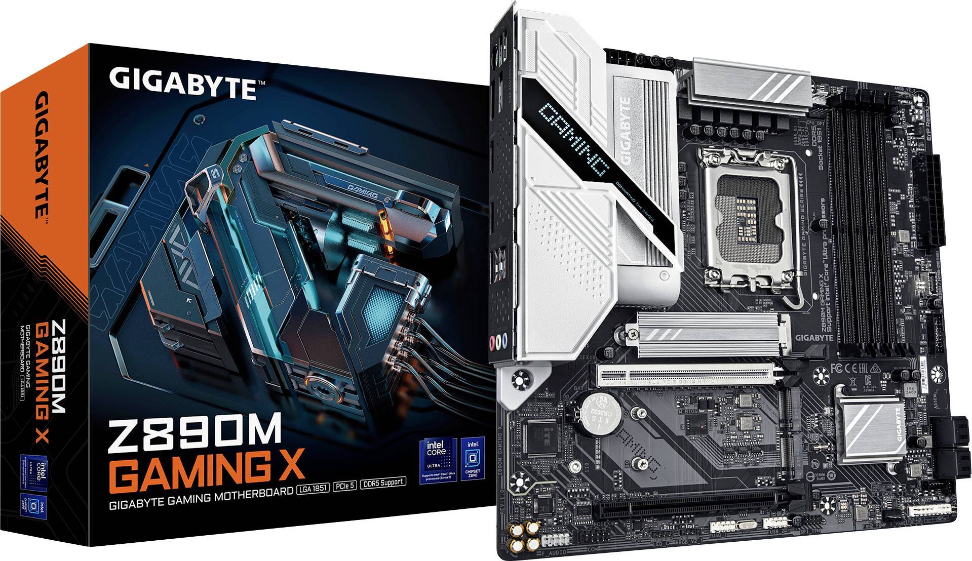 Gigabyte Z890M Gaming X (Z890,S1851,mATX,DDR5) Multimedia-Technik Mainboards INTEL