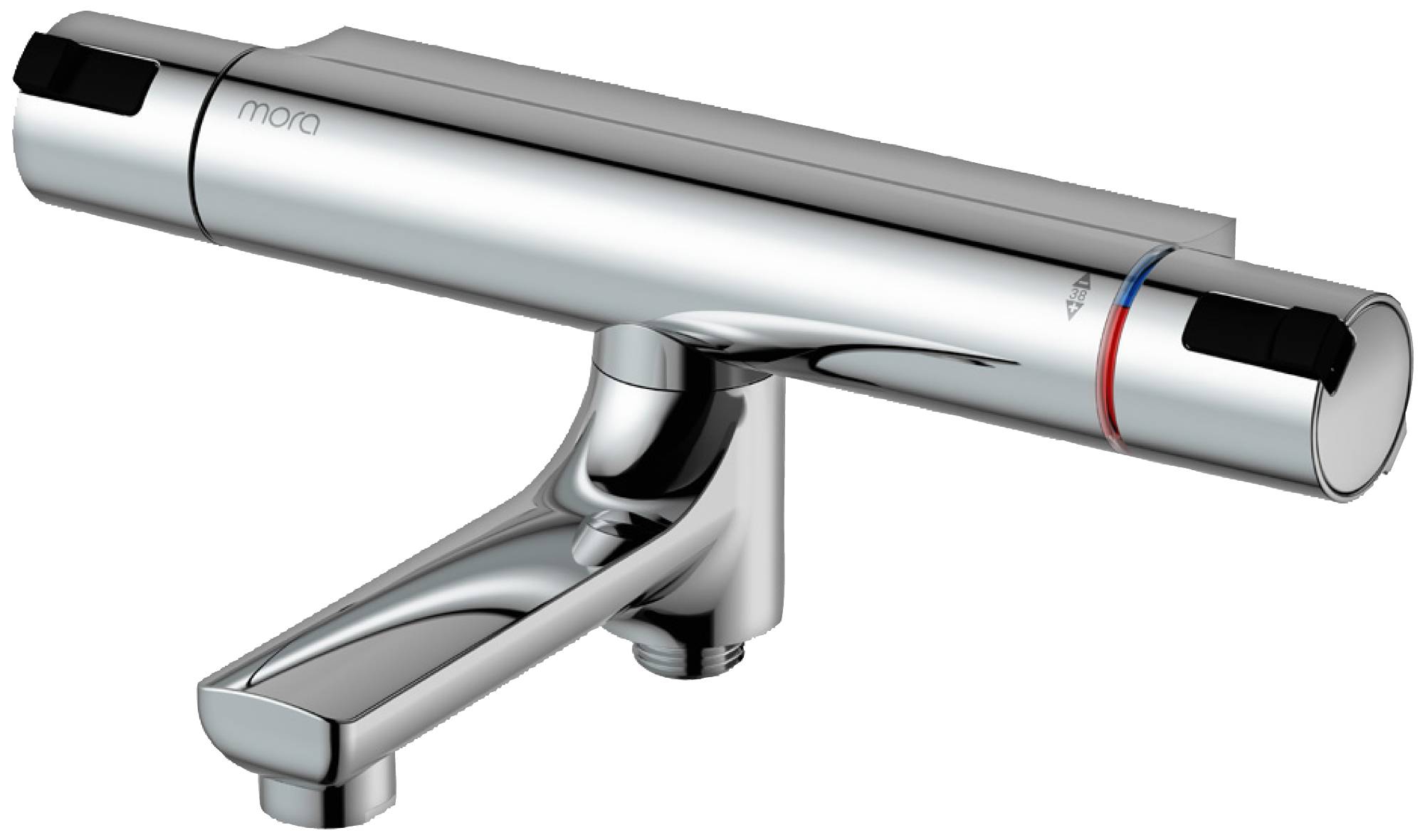 Mora Cera T4 Wannenfüll- und Duschthermostat Chrom