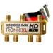 Premium 6-fach Sat Splitter Antennen Verteiler für Fernseher Signalteiler Signalverteiler Kabelfernsehen DVBC 3D 4K HD Premium 6-fach Sat Splitter Antennen Verteiler für Fernseher Signalteiler Signalverteiler Kabelfernsehen DVBC 3D 4K HD