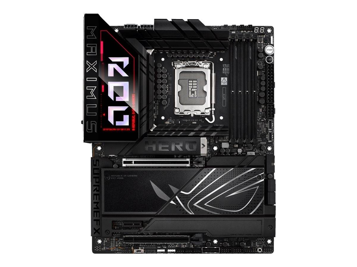 ASUS ROG MAXIMUS Z890 HERO - Motherboard - ATX - LGA1851-Sockel - Z890 Chipsatz - USB4, USB 3.2 Gen 1, USB-C 3.2 Gen2, USB 3.2 Gen 2 - Wi-Fi