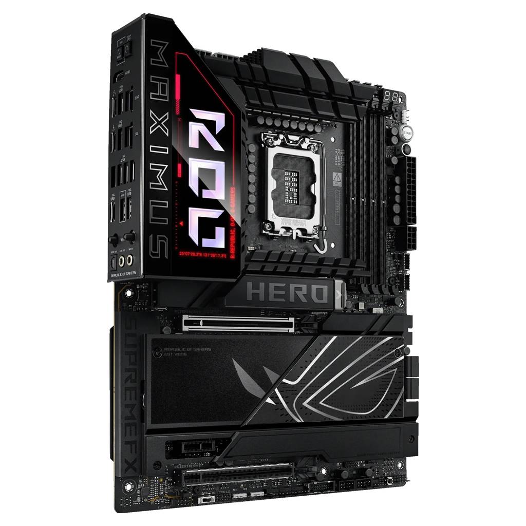 ASUS ROG MAXIMUS Z890 HERO - Motherboard - ATX - LGA1851-Sockel - Z890 Chipsatz - USB4, USB 3.2 Gen 1, USB-C 3.2 Gen2, USB 3.2 Gen 2 - Wi-Fi