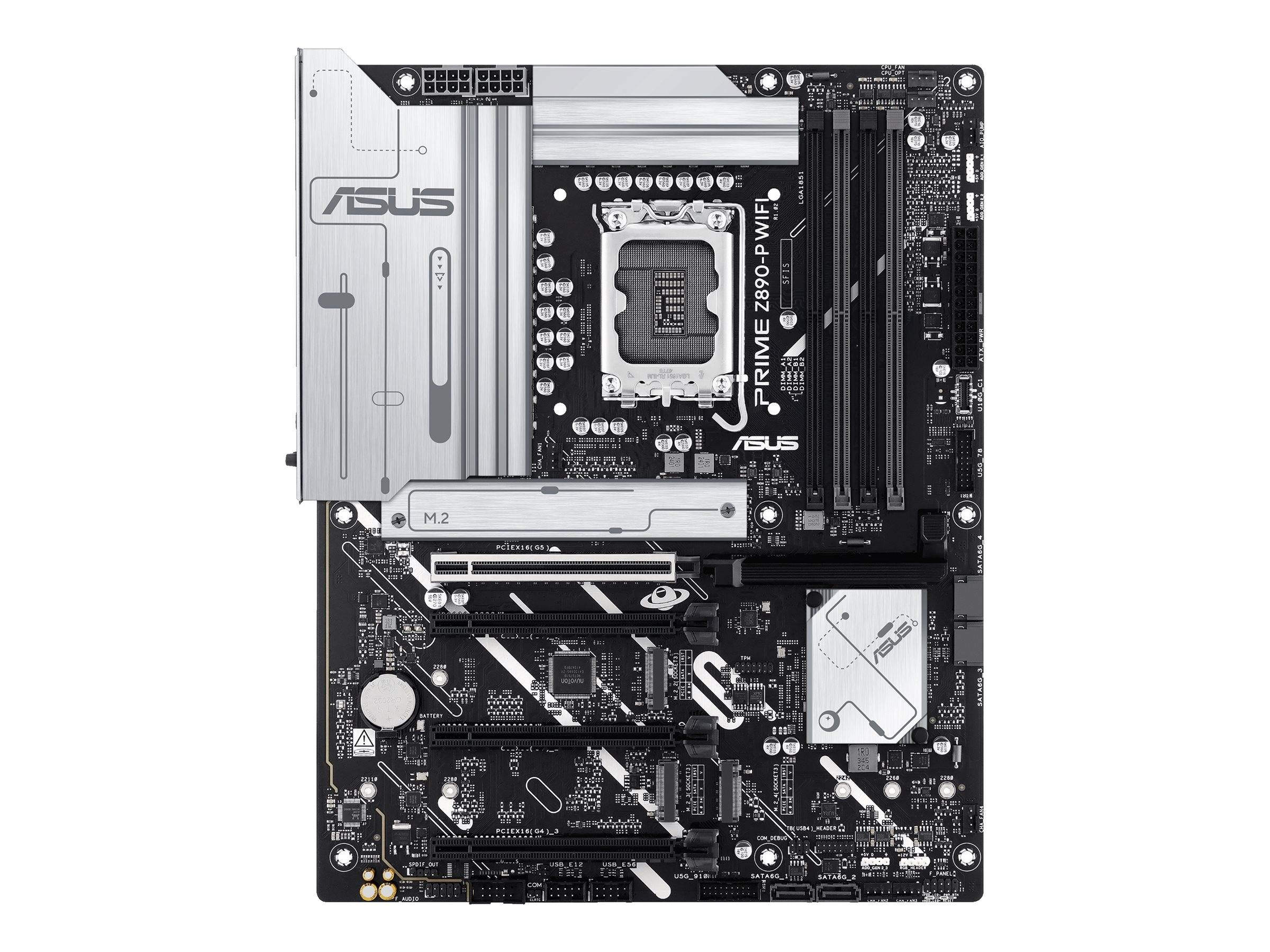 ASUS PRIME Z890-P WIFI - Motherboard - ATX - LGA1851-Sockel - Z890 Chipsatz - USB4, USB 3.2 Gen 2, USB 3.2 Gen 1, USB-C 3.2 Gen 1 - Wi-Fi