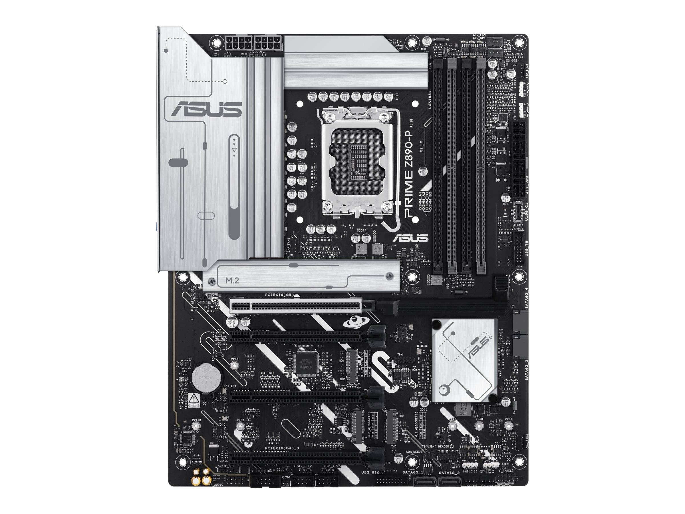 ASUS PRIME Z890-P - Motherboard - ATX - LGA1851-Sockel - Z890 Chipsatz - USB-C 3.2 Gen 2x2, USB 3.2 Gen 2, USB 3.2 Gen 1, USB-C 3.2 Gen 1 - 2.5