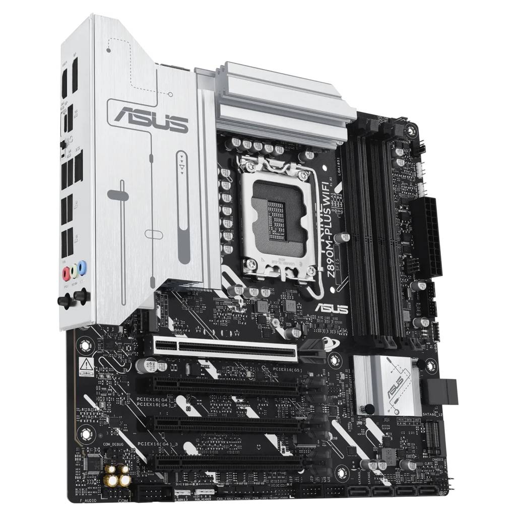 ASUS PRIME Z890M-PLUS WIFI - Motherboard - micro ATX - LGA1851-Sockel - Z890 Chipsatz - USB-C 3.2 Gen 2x2, USB 3.2 Gen 2, USB 3.2 Gen 1, USB-C 3.2