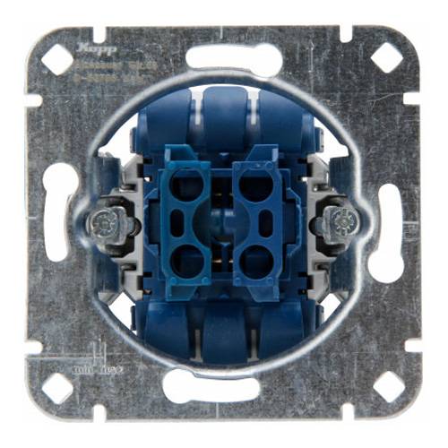 KOPP 508500008 - Unterputz Jalousieschalter-Sockel (ohne Abdeckung | 250V | 10A | IP20) - aluminium