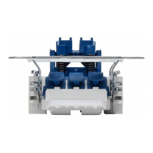 KOPP 508500008 - Unterputz Jalousieschalter-Sockel (ohne Abdeckung | 250V | 10A | IP20) - aluminium