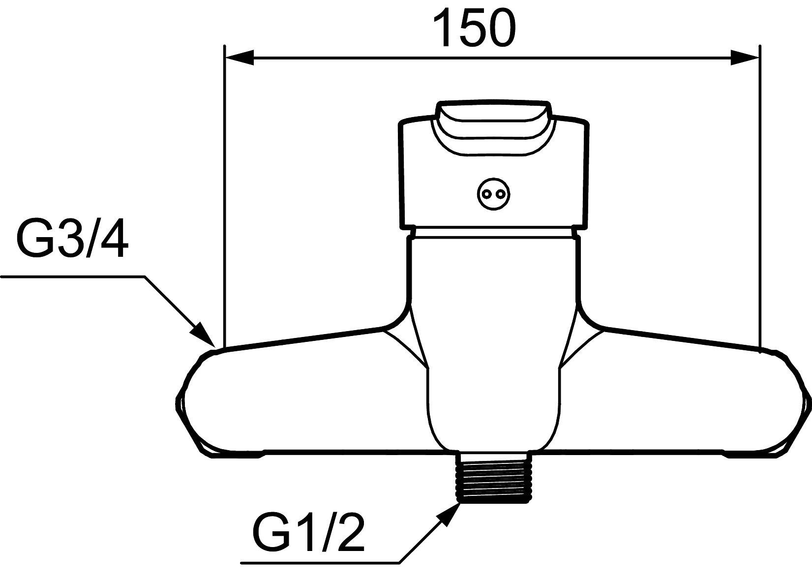 Mora Cera W1 Dusch-Einhebelmischer Chrom