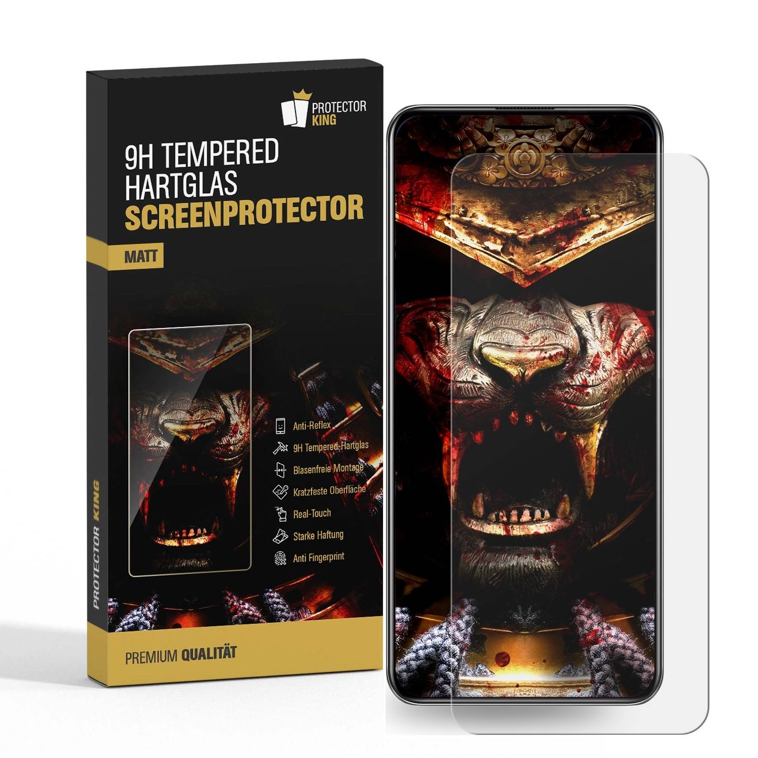 3x 9H Panzerglas für Samsung Galaxy S24 FE matt Anti-Reflex entspiegelt echtes Tempered Glass Panzerfolie Displayschutz Schutzglas Schutzfolie