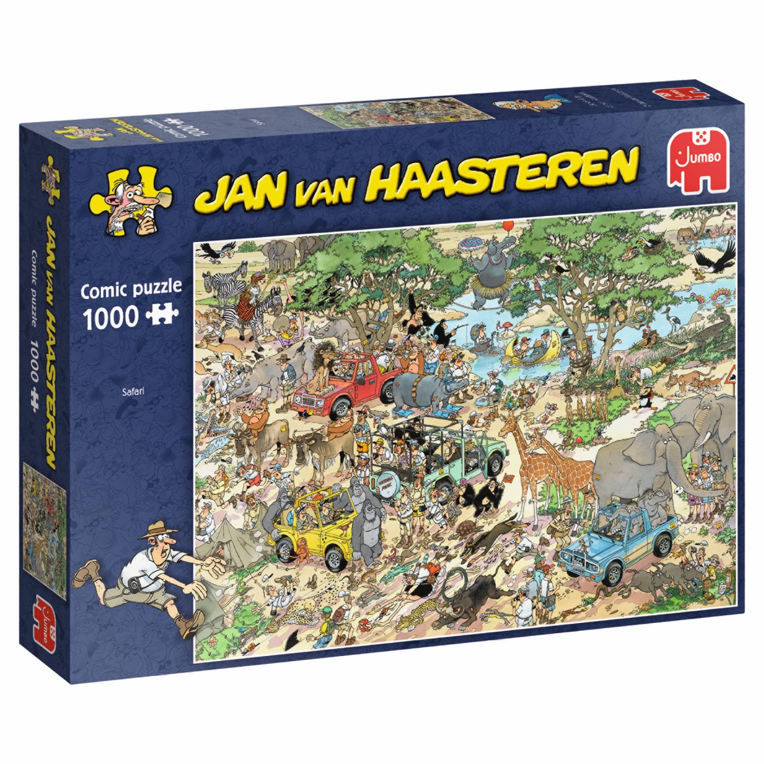 Jumbo Spiele 1119800123 Jan van Haasteren Safari 1000 Teile Puzzle
