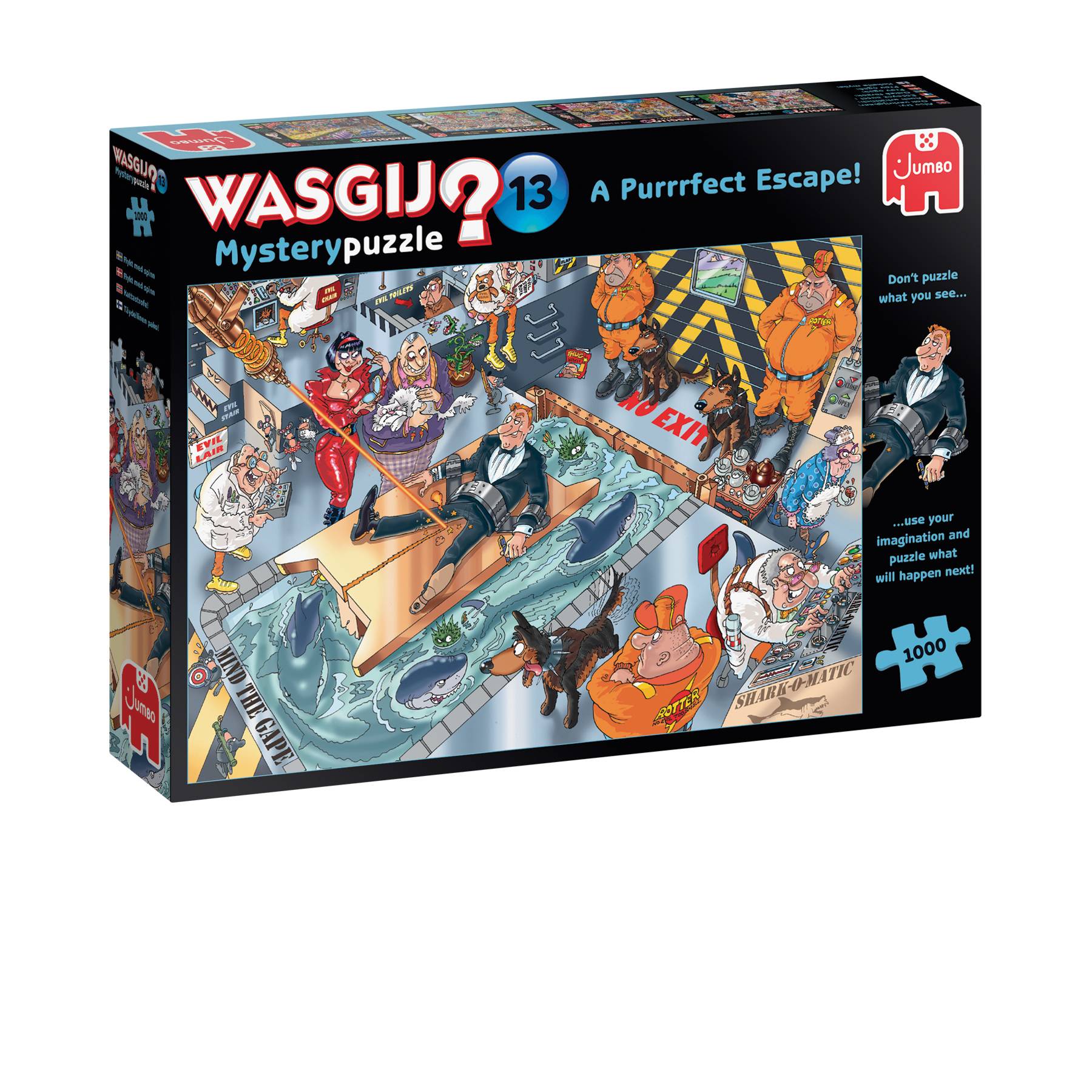 Wasgij Mystery 13 A Purrrfect Escape! 1000 Teile Puzzle