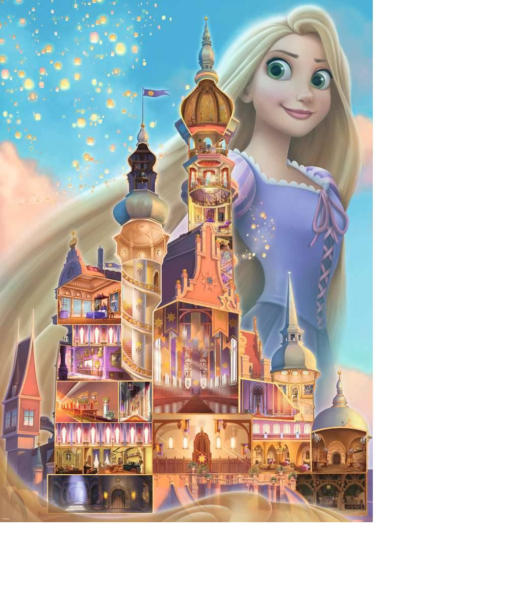 Ravensburger 17336 Disney Castles: Rapunzel 1000 Teile Puzzle