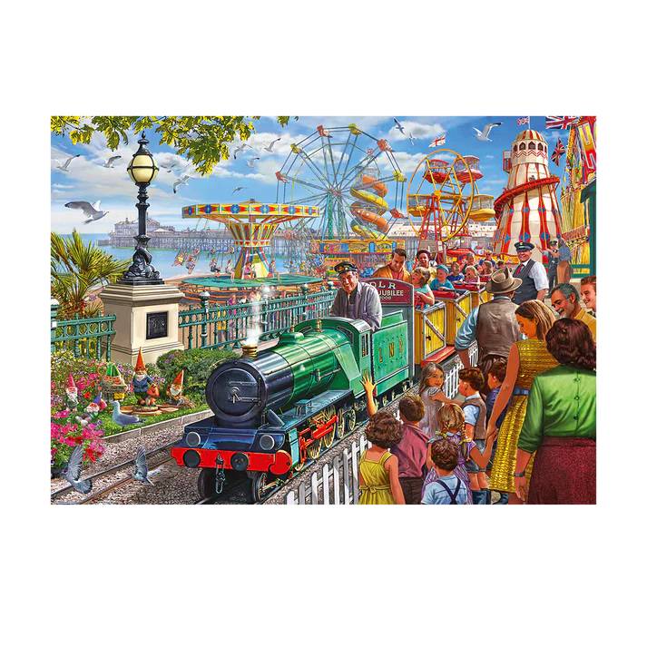 Falcon 1110500251 Fun at the Seaside 1000 Teile Puzzle