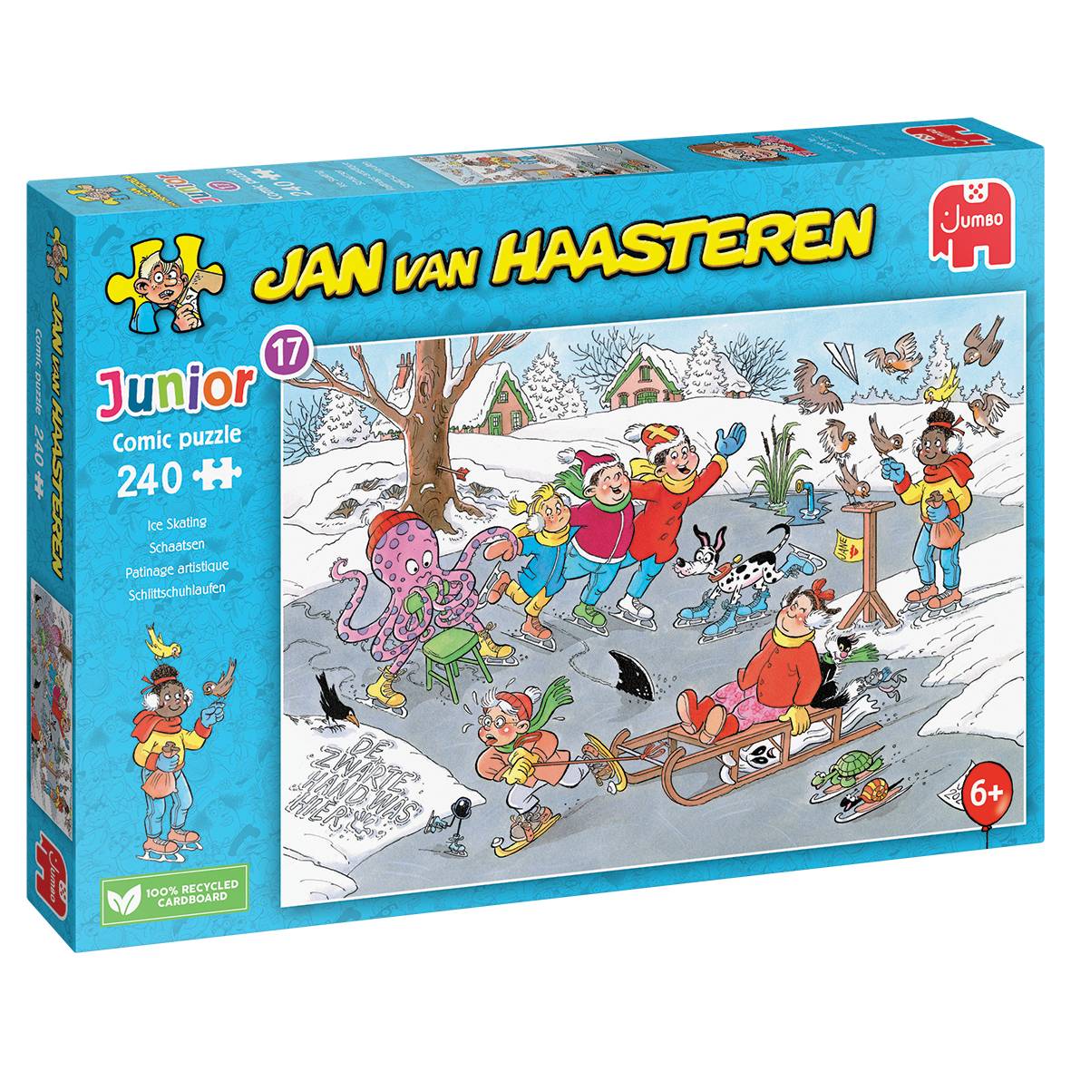 Jumbo Spiele 1110100320 Jan van Haasteren Junior 17 Schlittschuhlaufen 240 Teile Puzzle