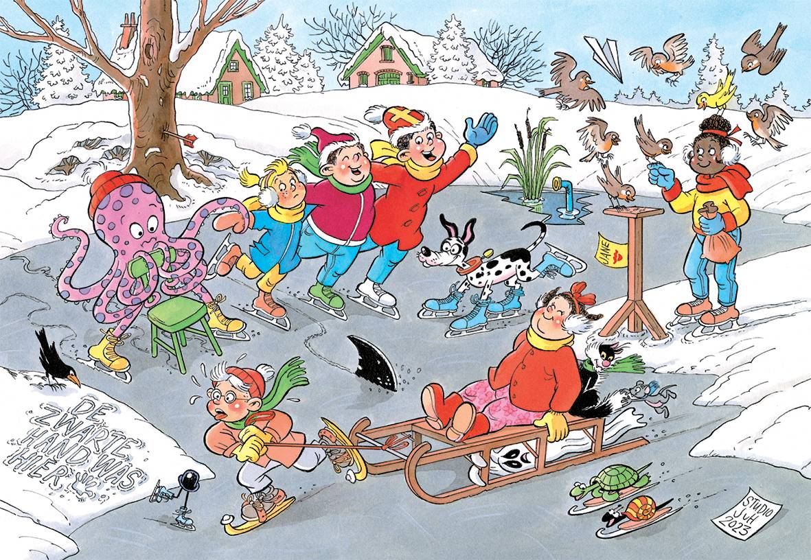 Jan van Haasteren Junior 17 Schlittschuhlaufen 240 Teile Puzzle