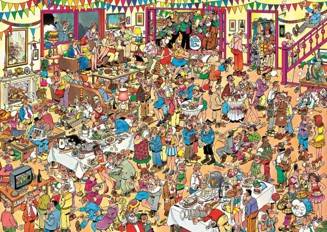 Jan van Haasteren Happy Birthday 1000 Teile Puzzle