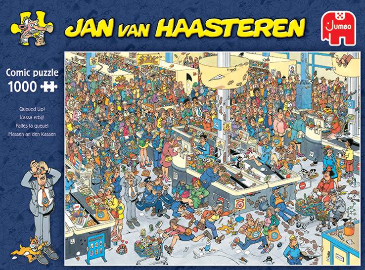 Jan van Haasteren Massen an den Kassen 1000 Teile Puzzle