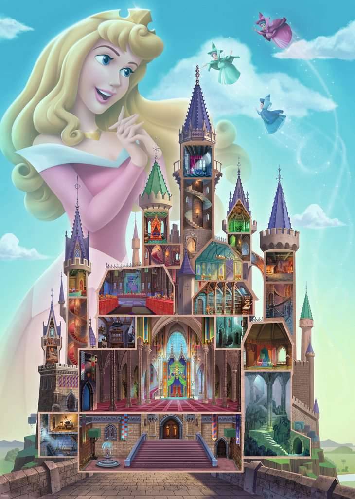 Ravensburger 17338 Disney Castles: Aurora 1000 Teile Puzzle