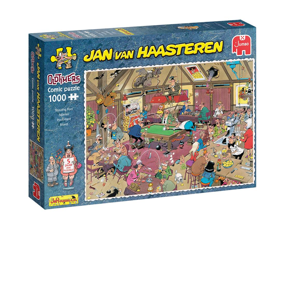 Karton mit dem '1000er Comic-Puzzle 