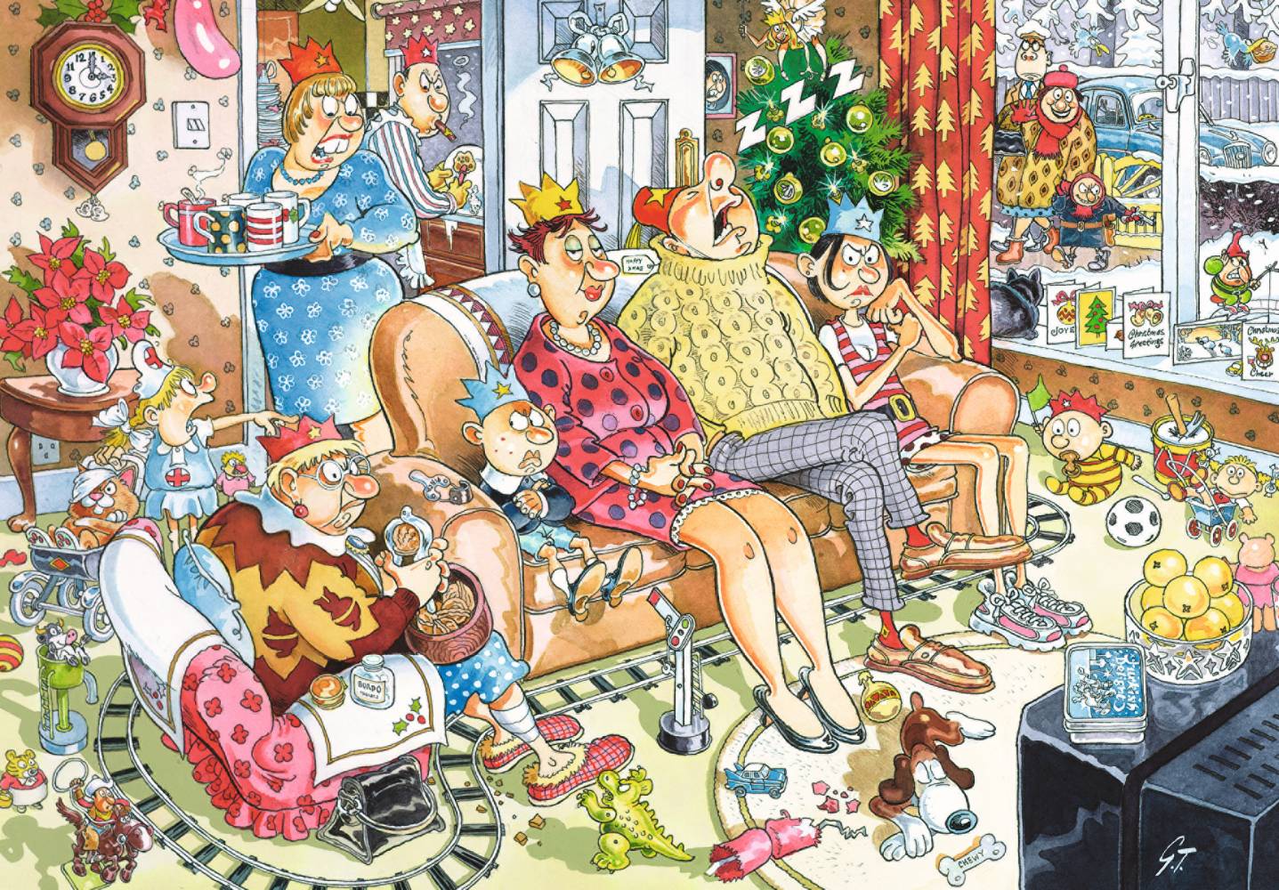 Wasgij Christmas 5 Weihnachtsstimmung! 1000 Teile Puzzle