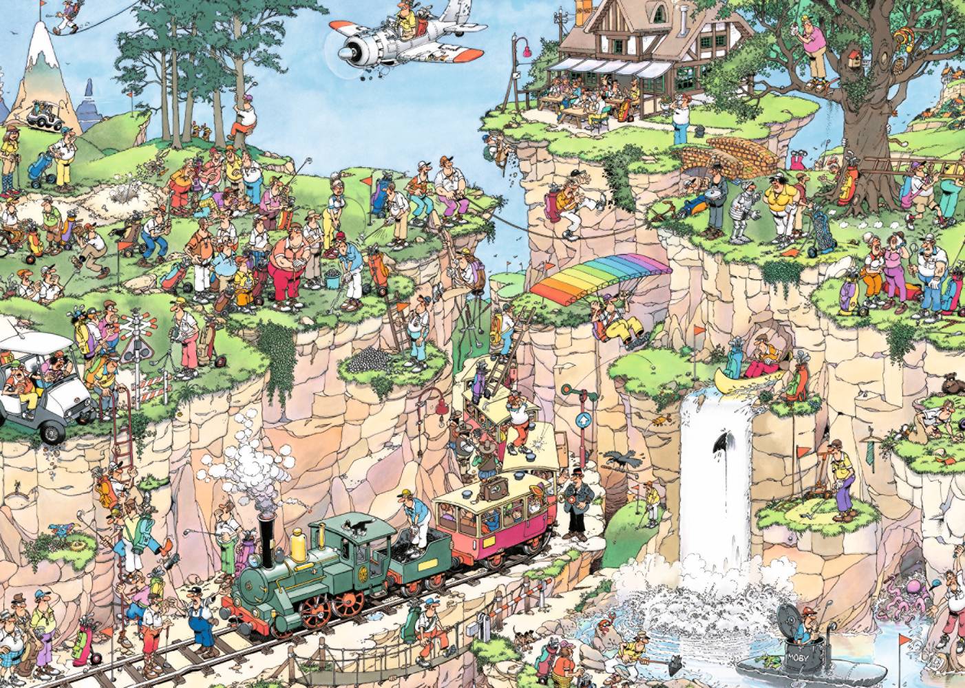 Jan van Haasteren Der Golfplatz 1000 Teile Puzzle