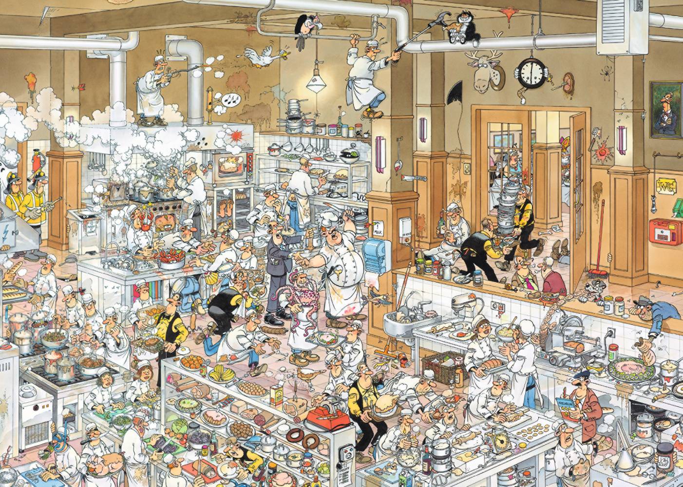 Jumbo Spiele 1119800103 Jan van Haasteren Die Küche 1000 Teile Puzzle