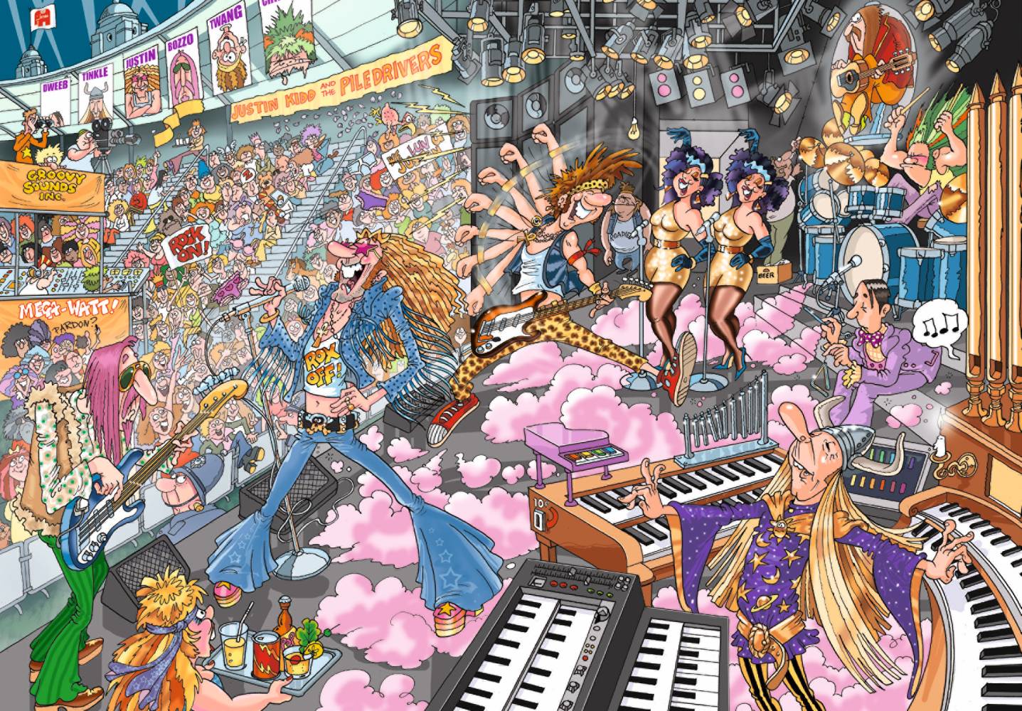 Wasgij Destiny 16 Alte Rocker! 1000 Teile Puzzle