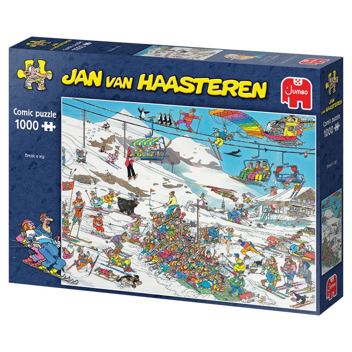 Jan van Haasteren Hals und Beinbruch 1000 Teile Puzzle