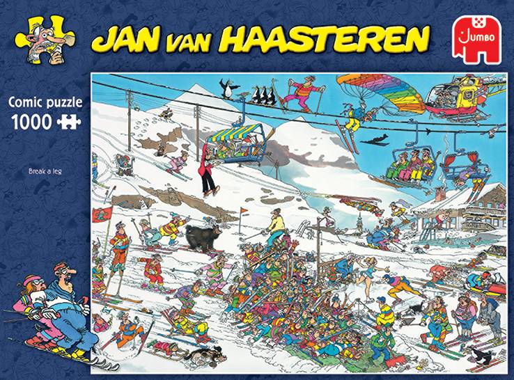 Jan van Haasteren Hals und Beinbruch 1000 Teile Puzzle