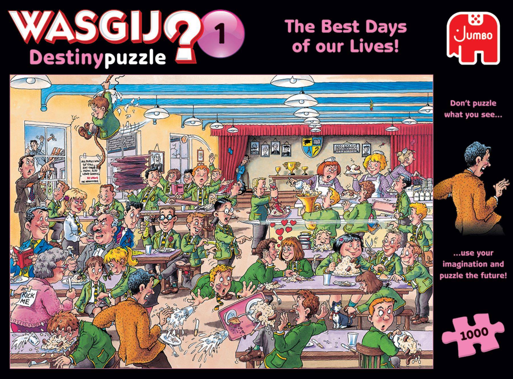 Jumbo Spiele 1119801821 Wasgij Destiny 1 The Best Days of our Lives! 1000 Teile Puzzle