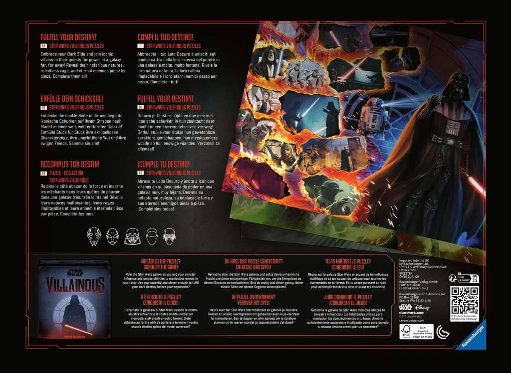 Ravensburger Star Wars Villainous Asajj Ventress 1000 Teile Puzzle